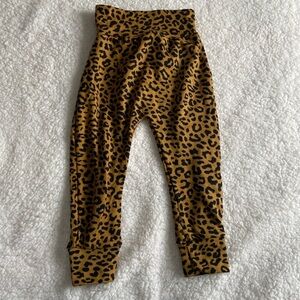 handmade cheetah print youth leggings